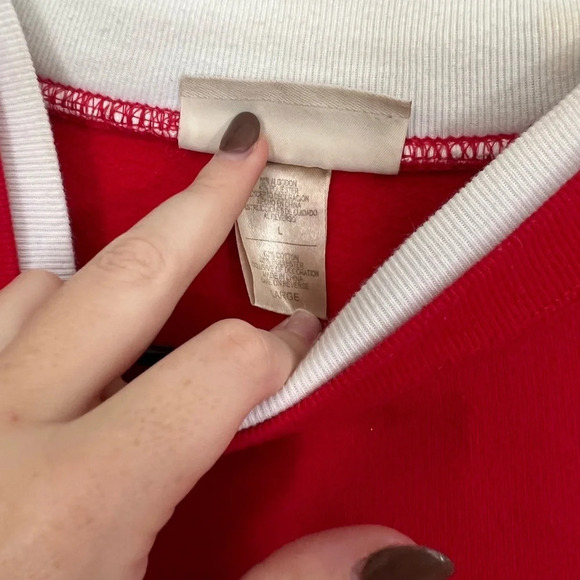 Vintage Snowman Winter Crewneck Large - Picture 3 of 4